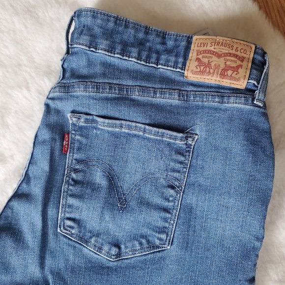 LEVIS CLASSIC MID RISE SKINNY JEANS - Picture 3 of 8